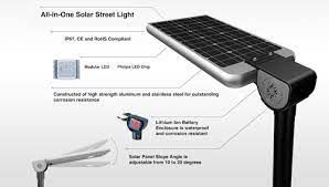 Btree LED Solar Street Light -12 W Li- 이온 배터리 및 20W 태양 광 패널-第 2 组- 杨惠萍